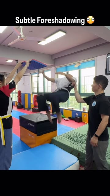 Advanced aerial kick training